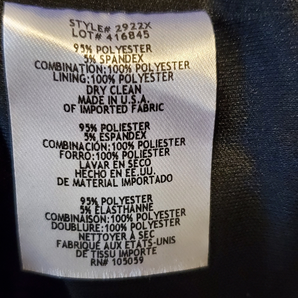 Xscape Bow front keyhole halter neck black dress s - Picture 7 of 8